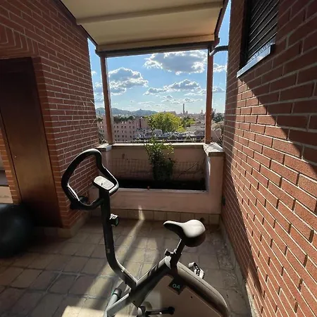 Апартаменты Attico Con Vista Spettacolare E Jacuzzi